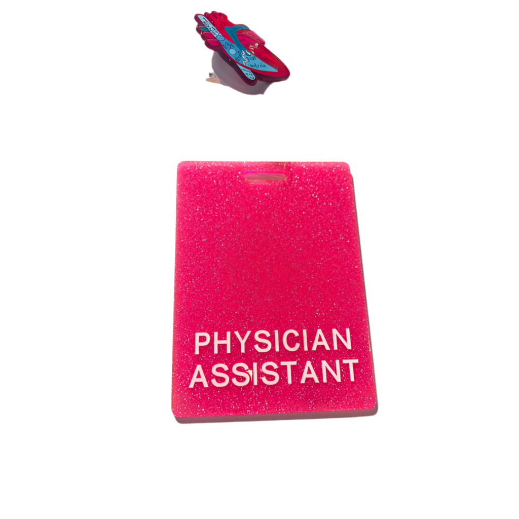 Physician Assistant(PA) Long ID Badge