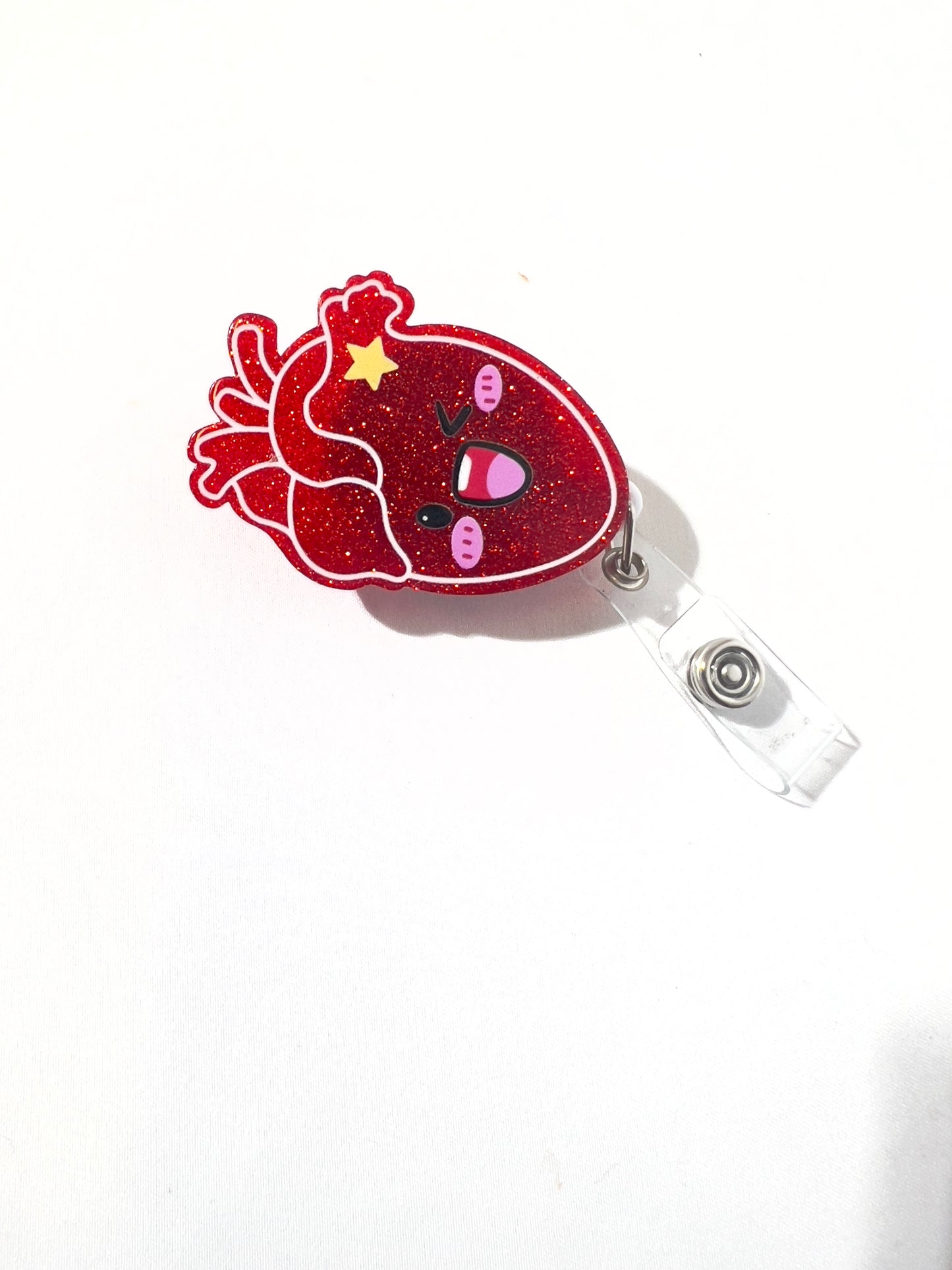 HEART SHAPED ID REEL