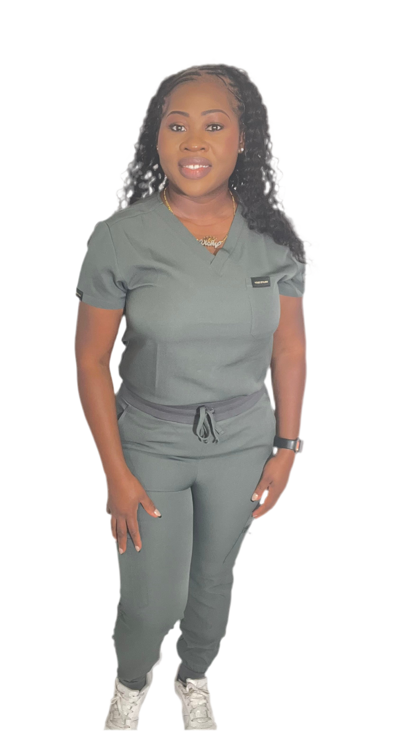Women’s Gray scrub set