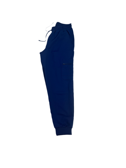 Men Navy Blue Scrub Pant