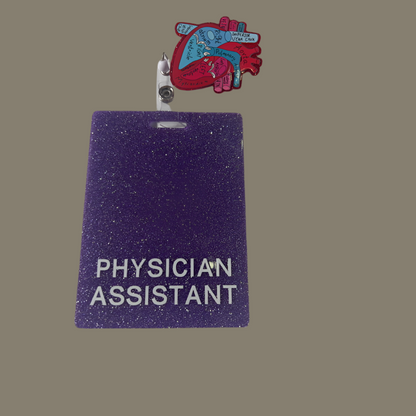 Physician Assistant(PA) Long ID Badge