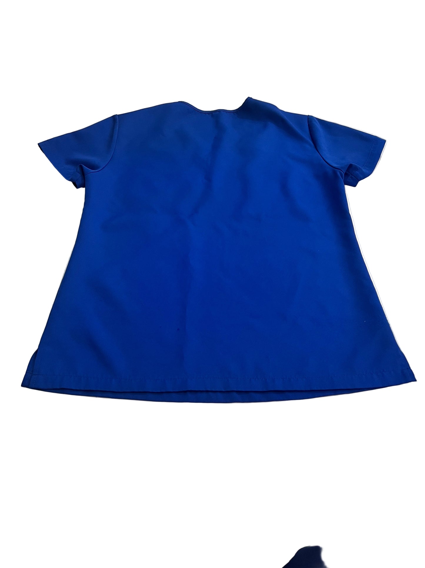 Women Royal Blue V-Neck Top