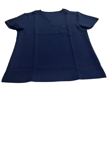Voge Women Navy blue V-Neck Shirt