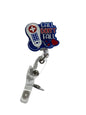 Call Don’t Fall, Glitter Plastic Medical Letters Badge Reel for health care workers