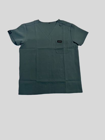 Women’s Hunter green Scrub top/V-Neck