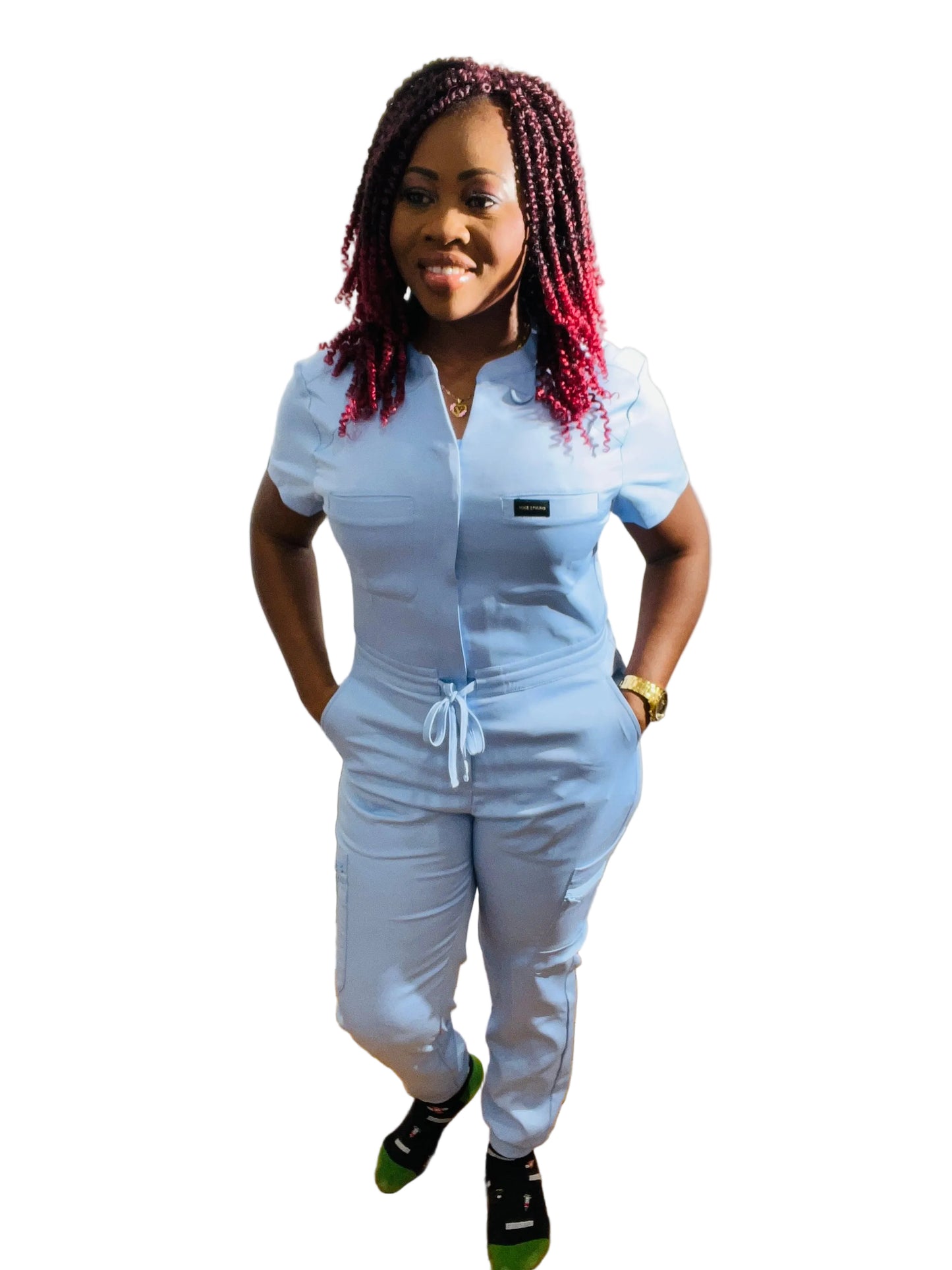 Women’s Sky Blue jumpsuit