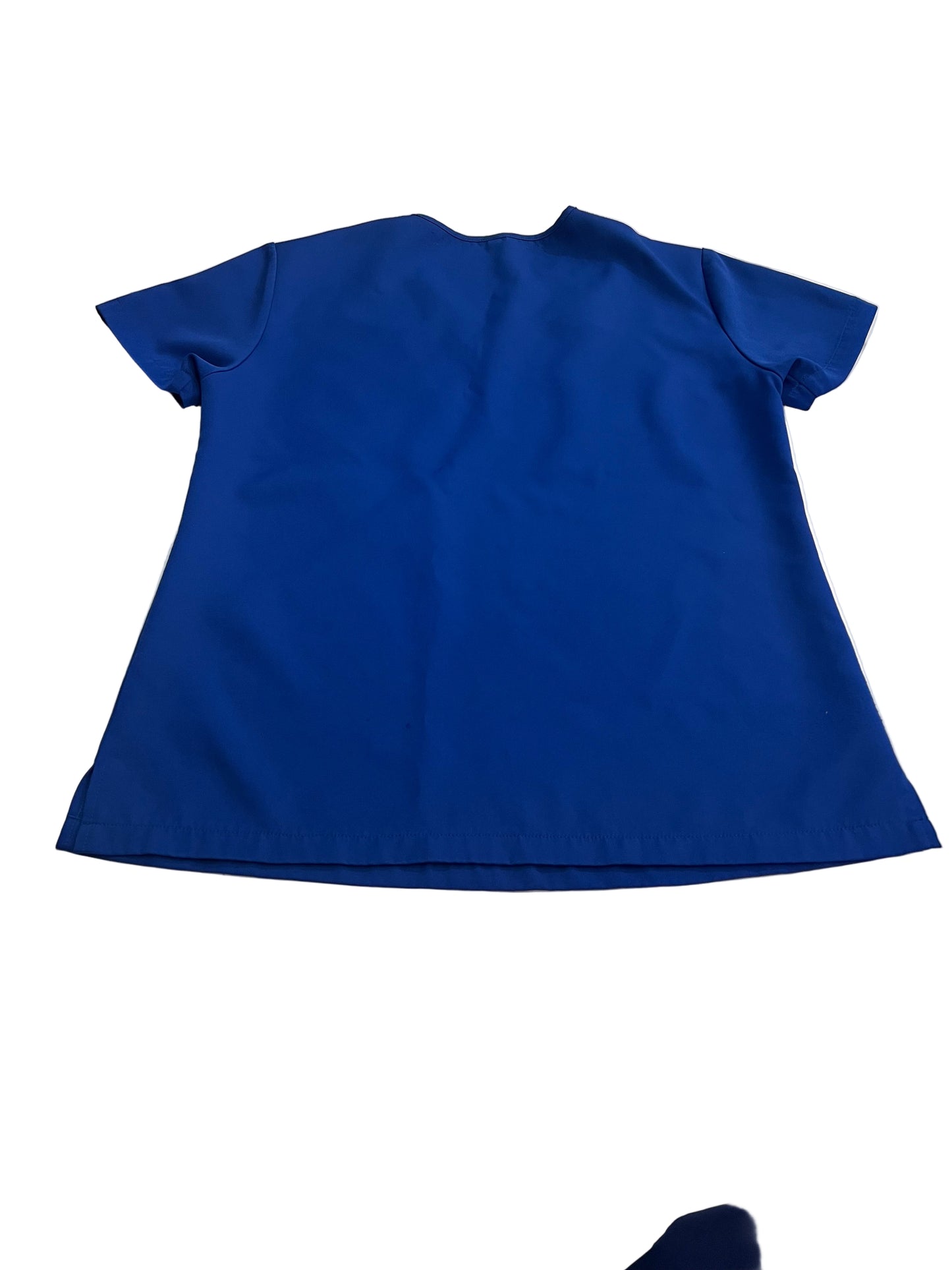Women Royal Blue V-Neck Top