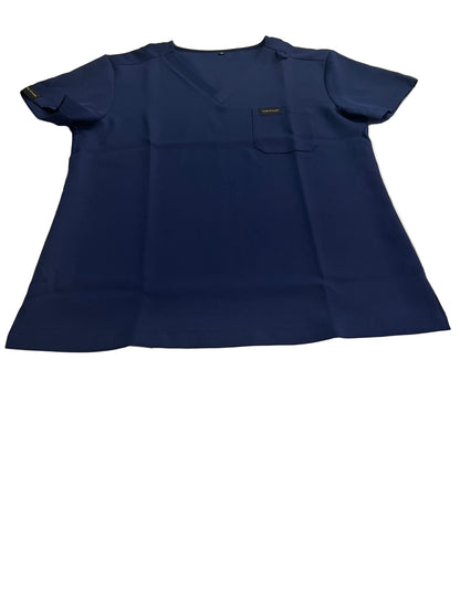 Voge Women Navy blue V-Neck Shirt