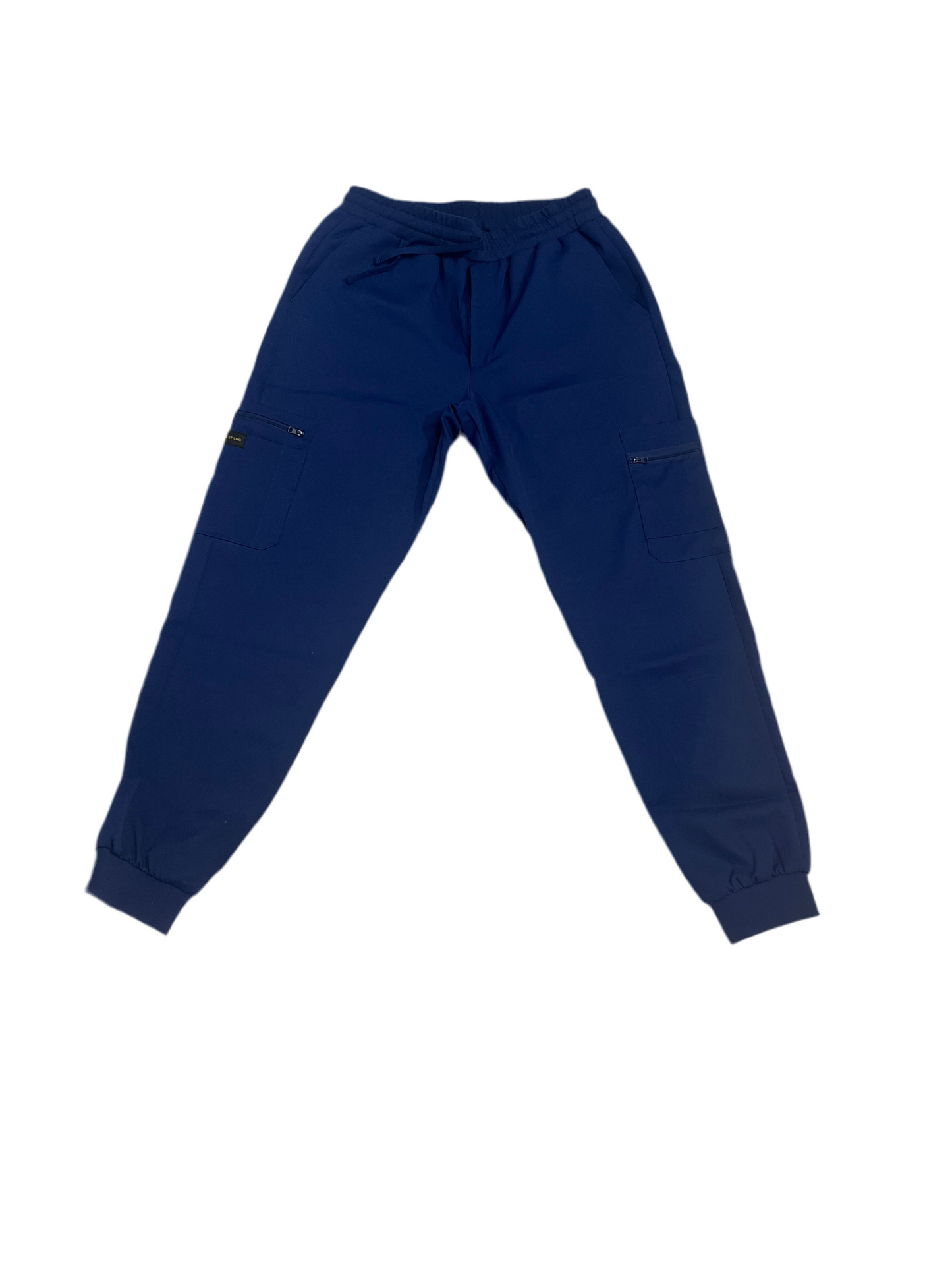 Men Navy Blue Scrub Pant