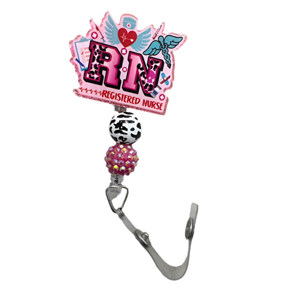 Registered Nurse Pink ID Reel for nurses