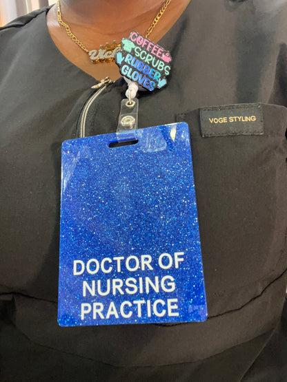 Doctor of Nursing Practice (DNP) ID badge