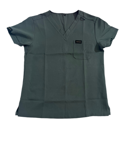 Women’s Hunter green Scrub top/V-Neck