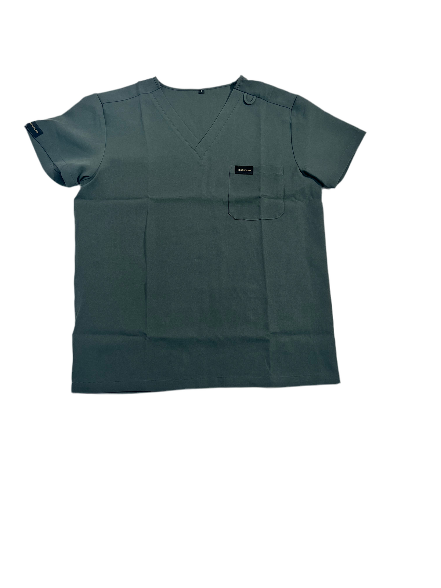 Women’s Hunter green Scrub top/V-Neck