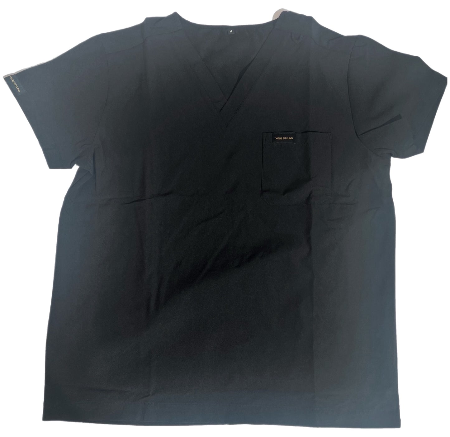 Men's Black Scrub Set