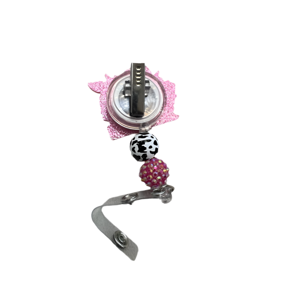 Registered Nurse Pink ID Reel for nurses