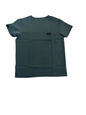 Men’s hunter green V-Neck Scrub Shirt