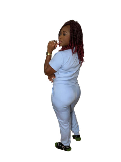 Women’s Sky Blue jumpsuit