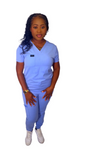 Women Sky blue Scrub set