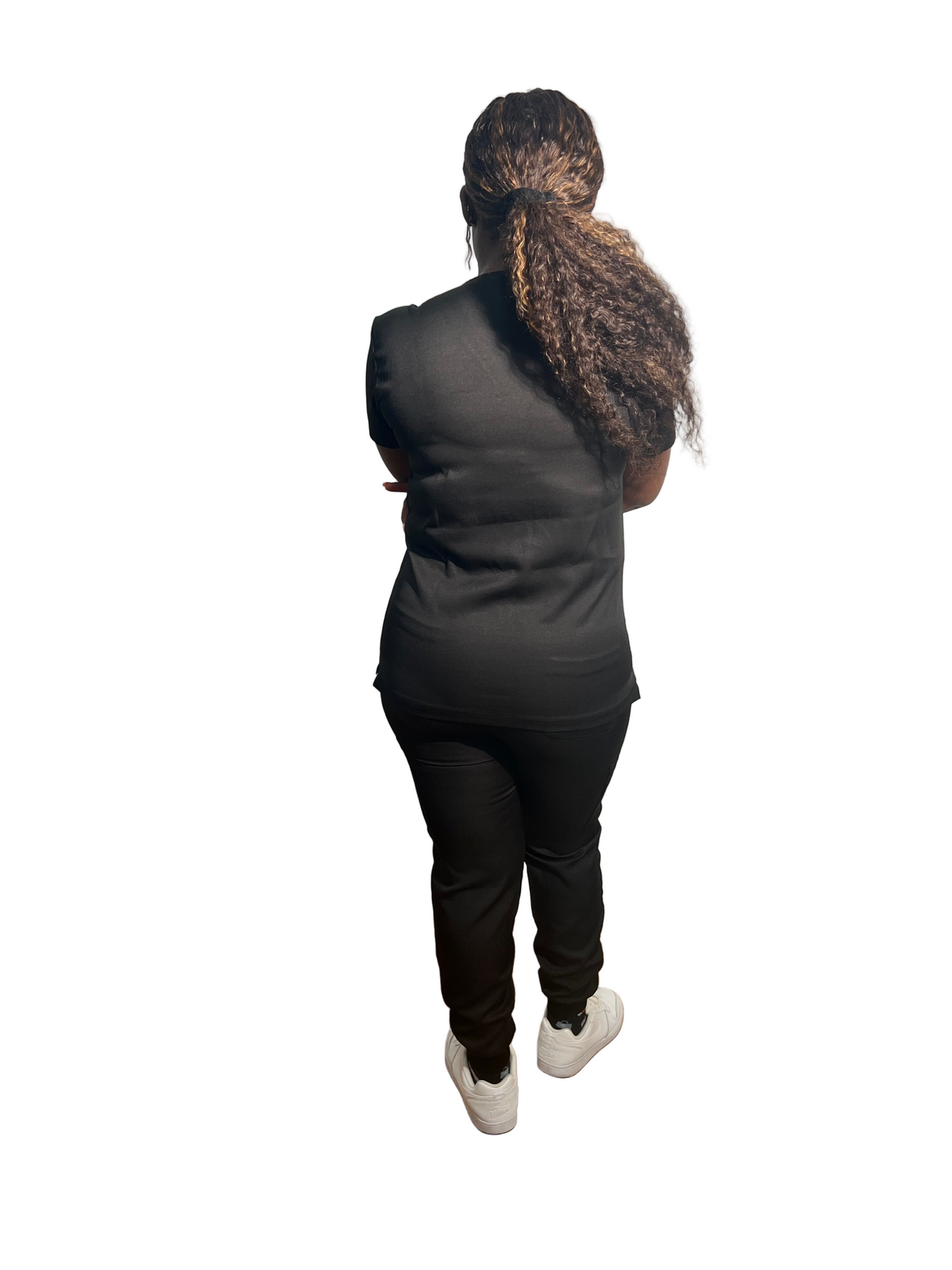 Vogewomen Black Scrub Set