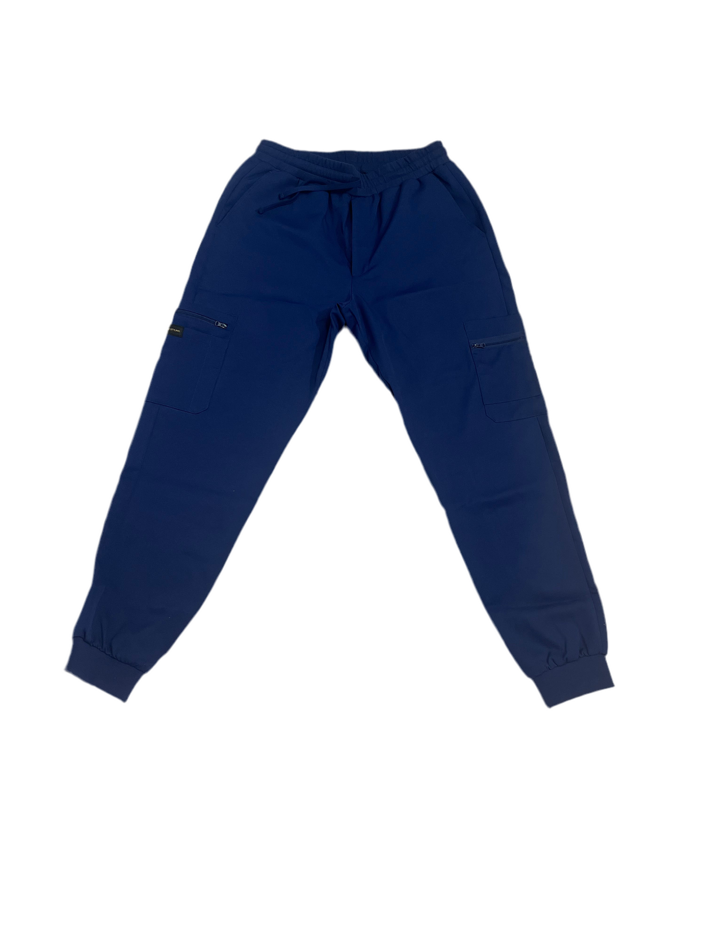Men Navy Blue Scrub Pant