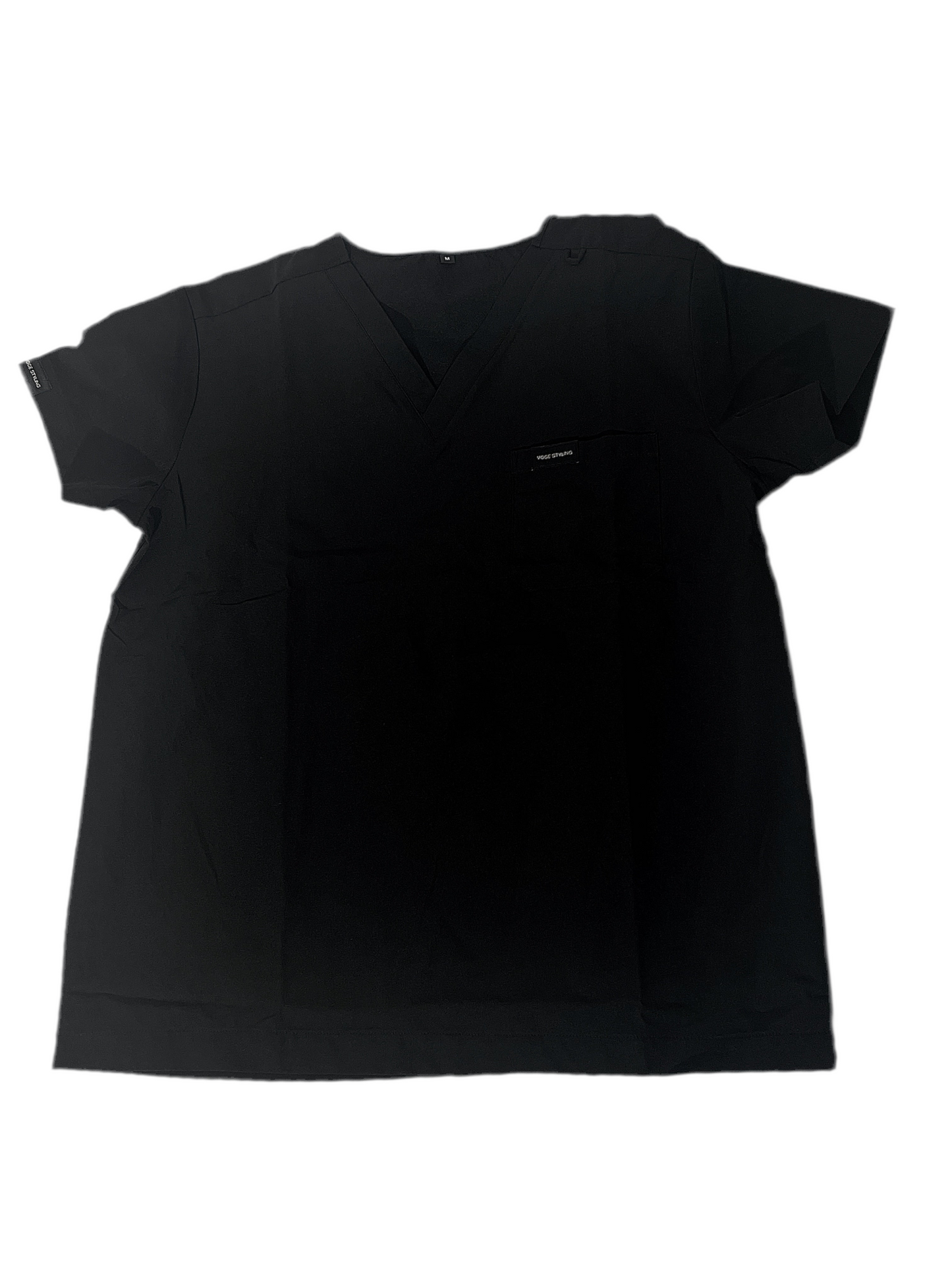 Men Black Scrub Shirt