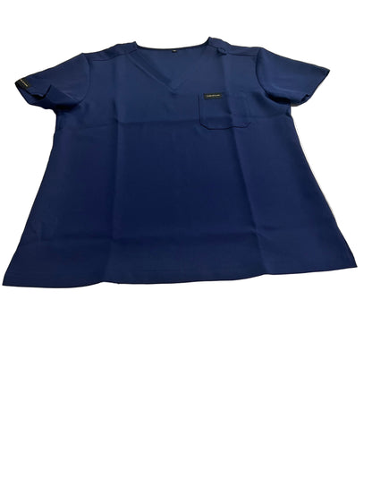 Voge Women Navy blue V-Neck Shirt