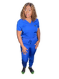 Royal Blue women scrub set