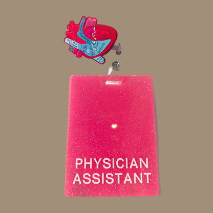 Physician Assistant(PA) Long ID Badge