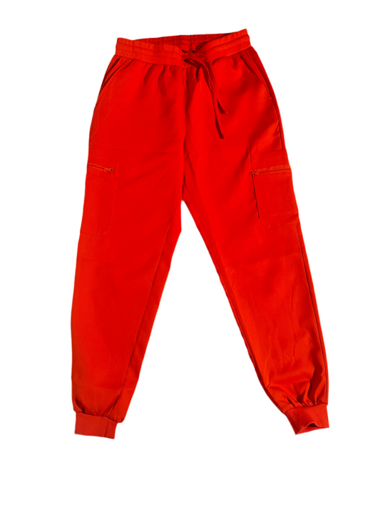 Women Orange Scrub Pant