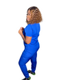 Royal Blue women scrub set