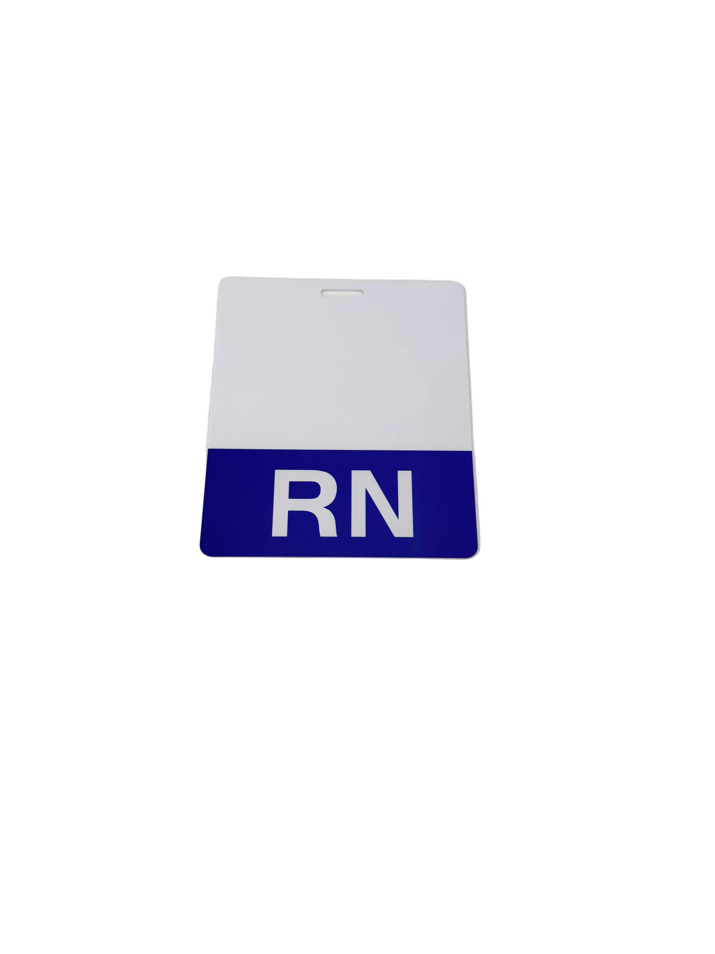 Blue and White RN Role Recognition ID Badge