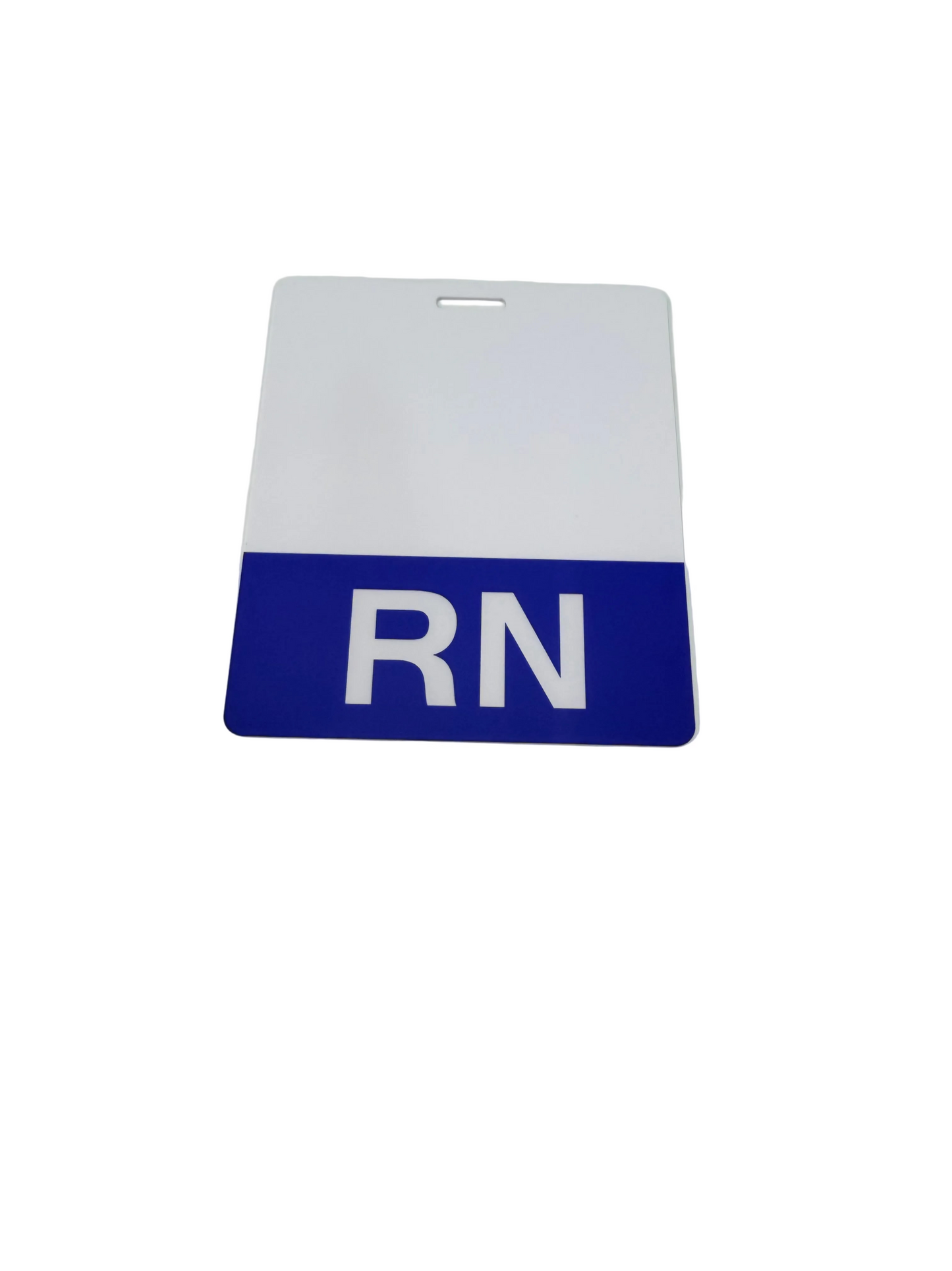 Blue and White RN Role Recognition ID Badge