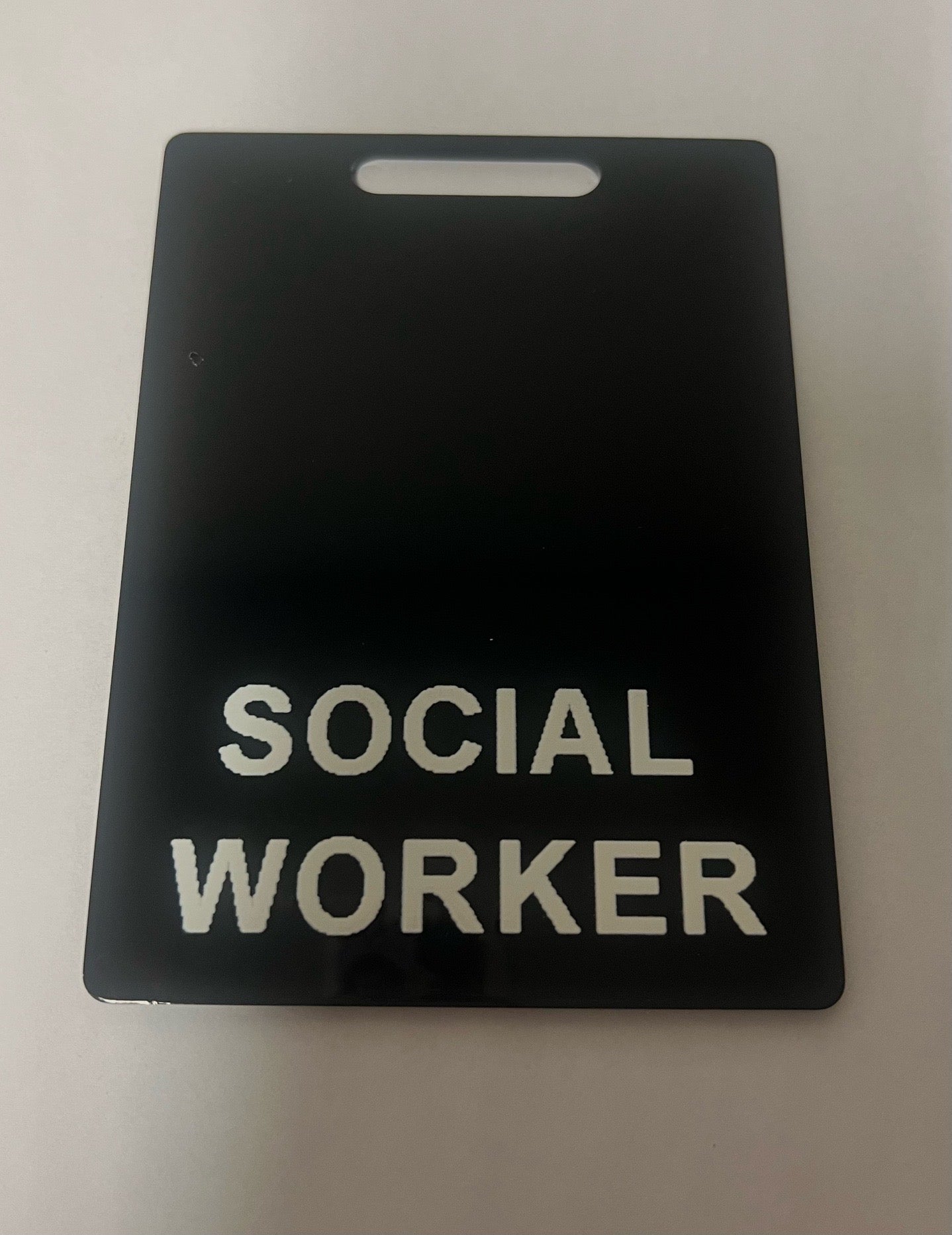 Social workers ID badge