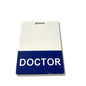 Doctor's Role Recognition ID Badge - Stylish Design with "DOCTOR" Text, Ideal for Professional Use