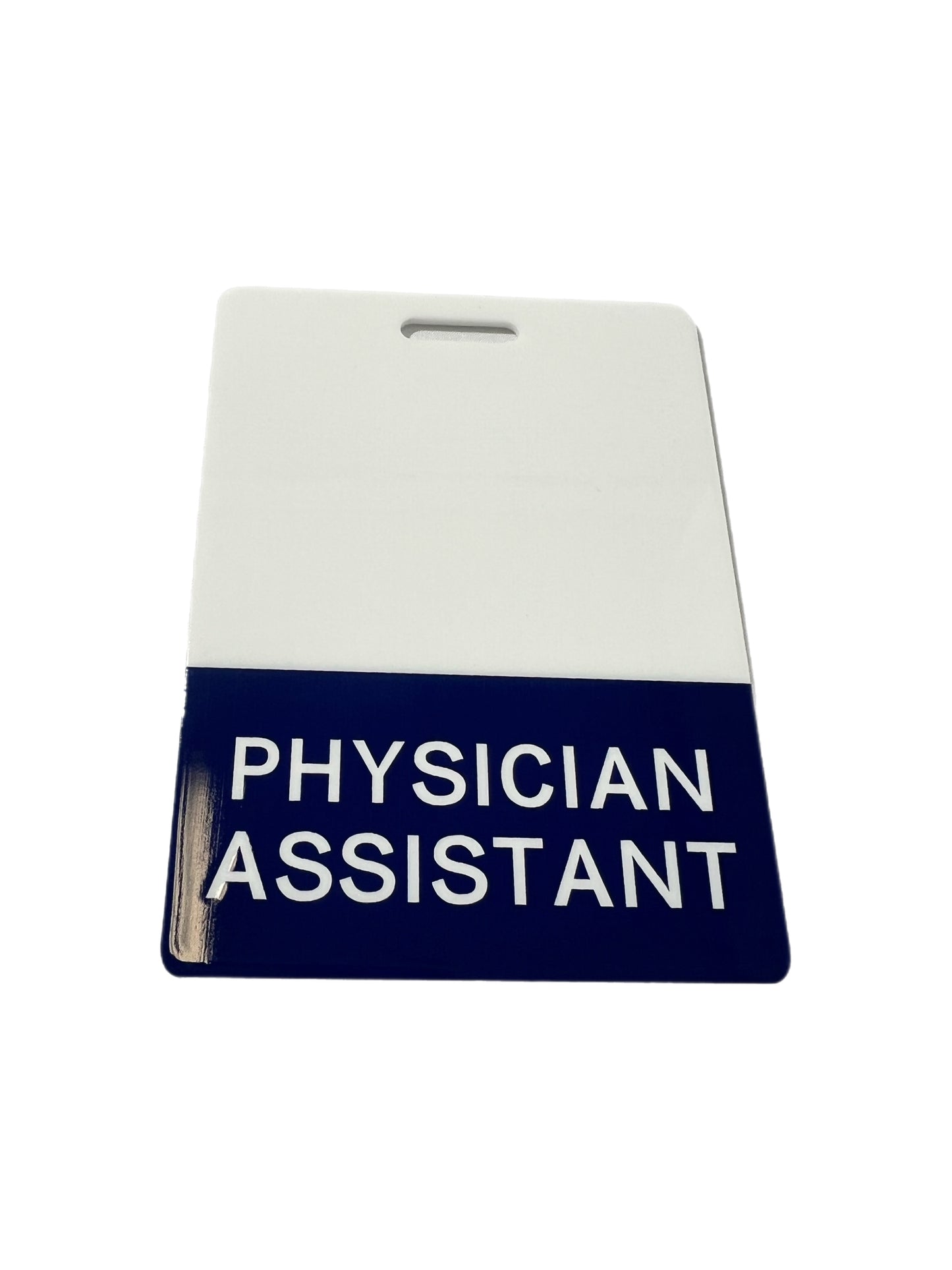 Physician Assistant Long ID Badge